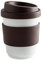 KAHLA fillit Becher 0,27 l chocolate brown To Go Becher aus Porzellan