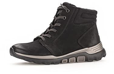 Gabor Damen Schnürstiefeletten, Frauen Schnürboots,Wechselfußbett