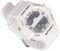 VGEBY Digitale Sportuhr für Herren, Chronograph mit Armband, Klassische Vintage-Quadrat-Herren-Digitaluhr WR50M, Wasserdicht für Herren (Weiss)
