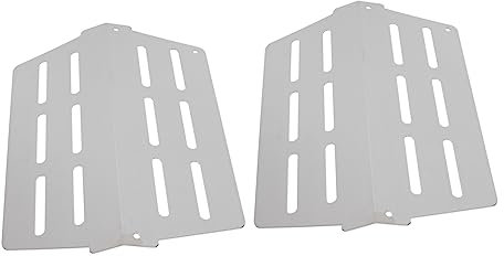 Yardwe 2 Stücke Grill Wärme Platten für Gas Grill Flamme Herd Isolierung Boards Wärme-beständig BBQ Zubehör