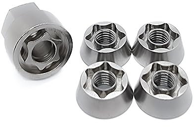 OG Secure | M8 (8mm) PETAL Anti-Theft Security Nut Set - 304 Stainless Steel | Tamper Proof Reusable Shear Nuts | For Roof Tent, Winch, Light Bar, E-Bike | For 8mm Thead/Bolts