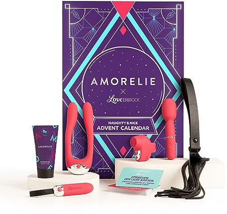AMORELIE Erotischer Adventskalender 2023 für Paare Singles & Erwachsene | Erotik-Set mit 24 sinnlichen Überraschungen