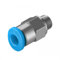 10 Stück FESTO 153304 QSM-M5-4 Steckverschraubung Druckluft Schlauch Verbinder