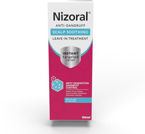 Nizoral Scalp Soothing Leave-in Treatment,Proven to Sooth Scalp Irritation, Prevents Dry, Itchy & Flaky Scalps Returning,Soothes Itchiness between Washes, Use on Wet or Dry Hair, 1 x 100ml