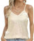 Risipu Damen Pailletten Top mit Fransen Ärmelloses Club Tank Tops Shirt Cocktail Vest Shirt für Partys und besondere Anlässe (DE/NL/SE/PL, Alphanumerisch, M, L, Regular, Regular, 1, Aprikose)