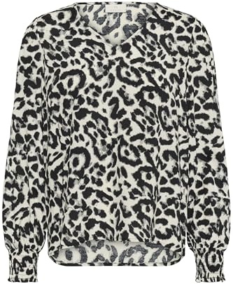 KAFFE Damen Kurzarm-Bluse KAalice Lange Ärmel