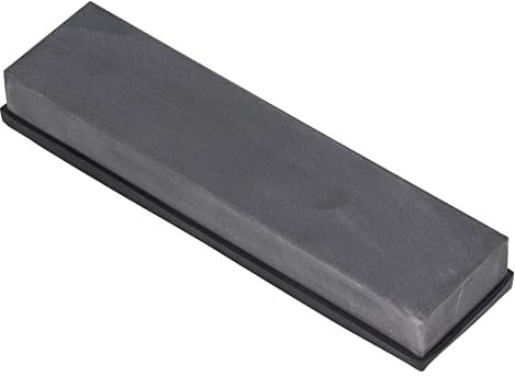 ZAWELIYO Sharpening Stone, 200 X 50 X 25mm High Density Thicken Whetstone Sharpener Stone with Anti Slip Rubber Base for Paring Cutter, Meat Cleaver, Scissors (Boron Carbide 800
