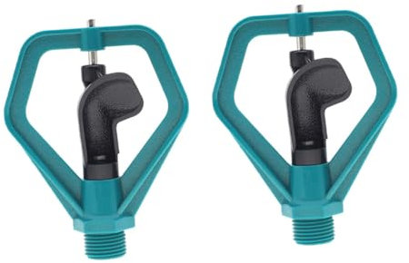 CIMAXIC Gartenbewässerung Sprinkler 360° Drehbar Kunststoff Rasensprenger Für Gartenarbeit Automatischer Bewässerungssprinkler Für Obstgärten Und Felder Leicht Installierbar