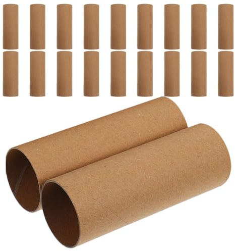 Hemobllo Craft Cardboard Tubes 30 Pack Toilet Roll Tubes for Crafting Cardboard Tubes for Craft Projects Kids Supplies for School Classrooms Round Paper Tubes Bulk Art Materials