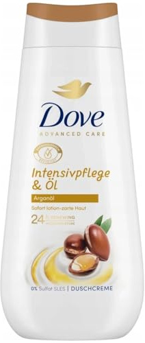 Dove Advanced Care Lot de 6 crèmes de douche à l'huile d'argan 225 ml