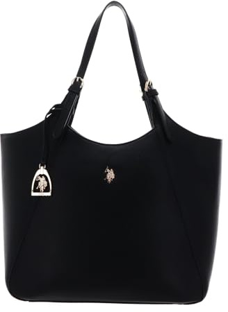 U.S. POLO ASSN. Schultertasche Jones Shopping Bag Black schwarz