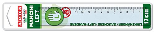 Arda 28917 Man Linkshänder Lineal 17 cm Links