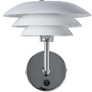 Dyberg Larsen - Matt White - DL20 - Wall Lamp - Made of Matt White Metal - Matt White - for Indoor use - G9/33W - Danish Design - Modern - Light