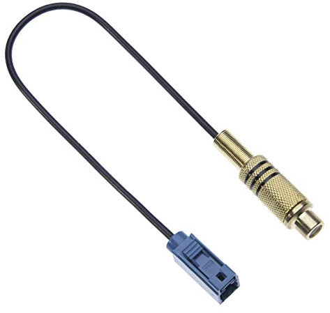 Rückfahrkamera Adapterkabel Fakra zu RCA von Keple | Fahrzeugnavigation Video Radio Stereo Audio System Adapterkabel Kompatibel mit Benz A, B, C, CL, CLC, CLS, E, GL, M, R, SL, SLK, SLR Klasse