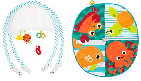 Fisher-Price FXC15 Fisher-Price FXC15 Faltbare Meeres-Spieldecke, mehrfarbig