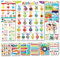 Sproutbrite Lernposter & KlassenzimmerDekorationen – Kindergarten Heimschule Zubehör & Materialien – VorschulPoster für Dekoration 11 50,8 x 35,6 cm Lerntabelle für Kleinkinder, Distanzlernen,