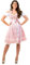 Trachtl.de Dirndl Trachtenkleid Damen Steffi in ROSA 3.TLG 38