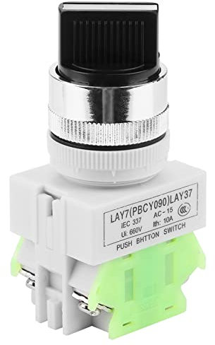 Selector mantenido de 3 posiciones Interruptor giratorio eléctrico con autobloqueo LAY37-20X/31 220V