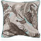 H.O.C.K. Amazonas Outdoor Kissen inkl. Füllung Blätter-Motiv mit Keder 50x50cm wasserabweisend/lichtecht (6-7) für den Garten (50x50cm, braun Taupe)