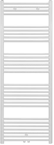 Belrad® Badheizkörper mit Mittelanschluss - Moderner Handtuchheizkörper aus Qualitätsstahl - Weiß pulverbeschichtet - Wandmontagefähig & wasserbetrieben - Robuste & langlebige Badezimmer Heizung