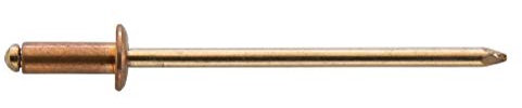 GESIPA | 50 rivetti ciechi in rame Ø4,0 x 10,0 mm | Spessore del materiale rivettabile 4,5 – 6,5 mm | Rivetti in qualità industriale | Acquista rivetti cavi dai professionisti della tecnologia