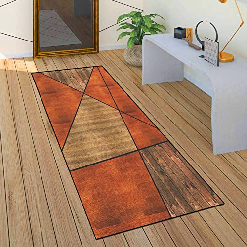 ACUY Alfombras De Pasillo Baratas 90x260cm Alfombra Larga Cocina Antideslizante Base PVC Antideslizante para Sala de Estar, Dormitorio, Entrada, balcón