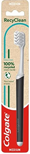 COLGATE RECYCLEAN Zahnbürste, mittelgroß, Weiß