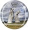 The Kelpies & The Helix Falkirk Scotland UK Fridge Magnet Crystal Tourist Souvenir Gift Collection Refrigerator Magnetic Sticker