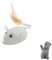 Jouet Interactif pour Chat, Souris Mobile Automatique Réaliste avec Queue en Fourrure, Jouet électronique Rechargeable USB pour Chat, Souris Mobile, Jouet de Capture de Souris Mobile pour Chats