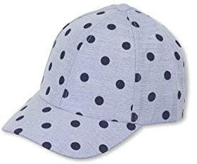 Sterntaler Baby Mädchen Baby Cap Baseball-Cap Punkte - Baby Baseball Cap, Kinder Basecap, Kindermütze - bedruckt mit Punkten - lila, 57