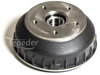 R&CO Bremstrommel für ALKO 2051 1500Kg mit Kompaktlager 5x112 Lager 39mm