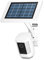 TIUIHU 2 in 1 Überwachungskamera und Solarpanel Wandhalterung für Ring Spotlight Cam，Ring Spotlight Cam Pro，Ring Spotlight Cam Plus，Ring Stick Up Cam und SolarPanel (White)