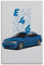 LADV Vintage-Sportwagen-Poster für BMW M3 E46, Kunstwerk, Rennwagen, dekoratives Gemälde, Leinwand, Wandkunst, Bild, 50 x 75 cm