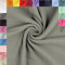 fingsi Musselin Baumwollstoff Webware Meterware Coupon (oliv, 2,0m) (7032) + 23 weitere Farben