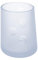 olababy Tazza per imparare a bere, Clear Sense, 100% silicone, per neonati, tazza medicinale da 2 oz per neonati, design antiscivolo e inclinato per mani piccole e bambini