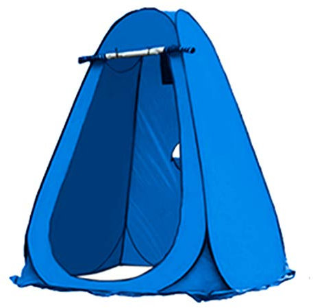 Tente de Camping, Tente de Douche, abri de pêche pour Camping, Plage, abri Solaire extérieur, Tente de Toilette de Camping, Tente à Langer Portable avec Sac de Transport, Bleu, 47