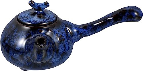 Wasserkocher für den Herd, Emaillierter Teekessel, Wasserkocher mit Herdplatte, emaillierter Teekessel mit Retro-Dekor, bunter Heißwasser-Teekessel, Keramik-Teekanne, chinesische Keramik-Teekanne, jap