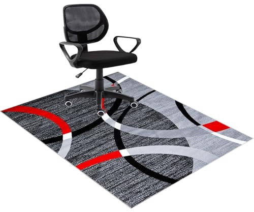 Tapis de Protection pour Chaise de Bureau Antidérapant Tapis Gaming Sol Tapis sous Chaise Bureaupour parquet sols durs Fauteuils de Gaming Tapis Chaise de Bureau Tapis de Sol Gamer 200 x 230 cm