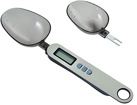 Cuchara medidora electrónica multifuncional, portátil, peso de 0.3 gramos a gramos para báscula de azúcar de alimentos