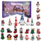 Adventskalender mit Cartoon-Charakteren, 24 Tage Countdown-Kalender | Countdown-Kalender der Anime-Figuren – 24 Tage Weihnachtsadventskalender P