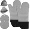 Gants de Four,Maniques,Set de 6 Silicone Gants de Cuisine, résistant à la Chaleur jusqu'à 230 °C - pour BBQ Grillage Pâtisserie Four de Cuisson