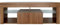 Habitat et Jardin Meuble TV Design Bois Hugo - 140 x 40 x 50 cm - Marron