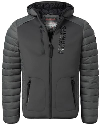 Geographical Norway Herren Winterjacke Briwood Darkgrey - XL