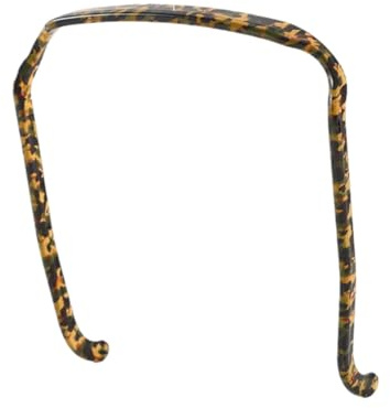 Hrlace Lot de 2 serre-têtes, lunettes de soleil, carrés, bandeaux invisibles, en plastique, pour hommes et femmes, cheveux bouclés et coiffés pour volume et style, multicolore 5#