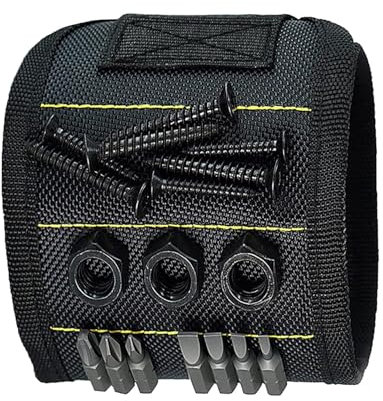 Armband zum Halten von Schrauben, Nägeln und Bohrern für Männer, leicht, leistungsstark, Magnete für Vater, Ehemann, Opa