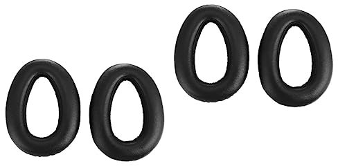 OSALADI 3 Pares Auriculares Almohadillas para Auriculares para Cojín para Auriculares para Black Espuma De Memoria