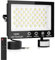Litglobe Foco LED Exterior con Sensor Movimiento 150W,15000LM Foco Proyector con Control Remoto,6500K Blanco Frío Luz LED,IP66 Impermeable Focos Exterior para Jardín Patios Garaje