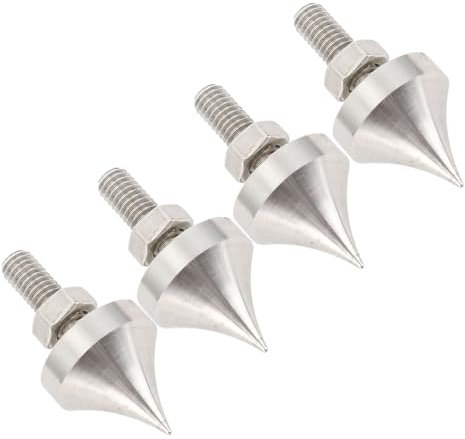 Hohe Kompatibilität HiFi -Lautsprecher Spike Stoßdichter Edelstahl -Lautsprecher -Isolation Füße Spikes für Verstärker CD DVD Player 4pcs VIB Füße (M6) (M8) (M10)