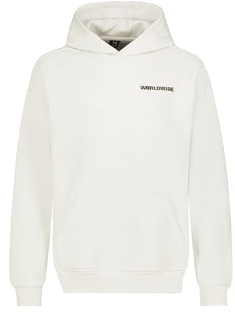 Sublevel Herren Hoodie mit Schriftzug Worldwide und Kängurutasche