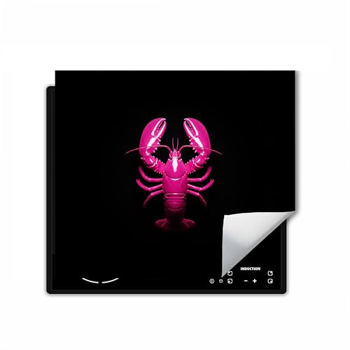 Herdabdeckplatte 60x52 cm - Induktion Schutzmatte & Ceranfeldabdeckung - Universal Cerankochfeld Schutz - Neon Pink